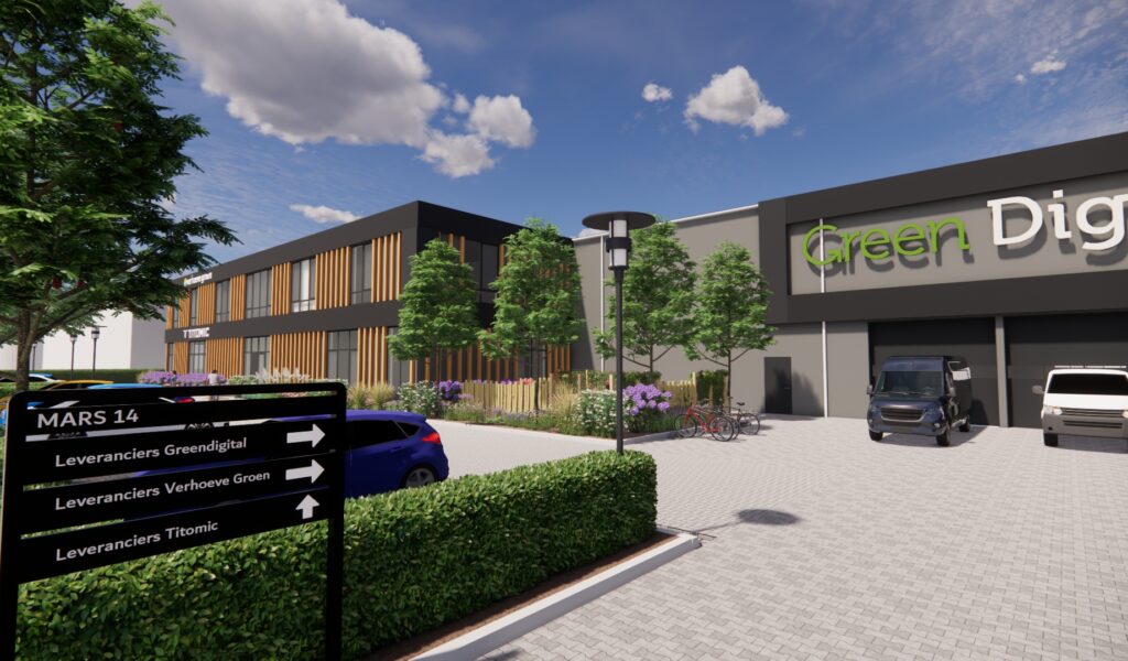 ontwerp kantoorpand verhoeve groen